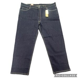 Levi's 550 Big & Tall Relaxed Fit Tapered Leg Jeans‎ Mens 50x30 New Dark Wash